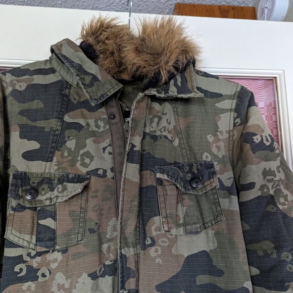 Volcom Camouflage Long Winter Skater Jacket - Picture 6 of 8